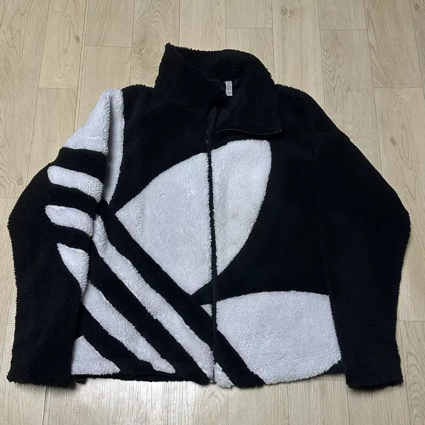 [BUNJANG] Adidas Firebird Fleece Jacket / (L) 아디다스 빅로고 파이어버드 후리스