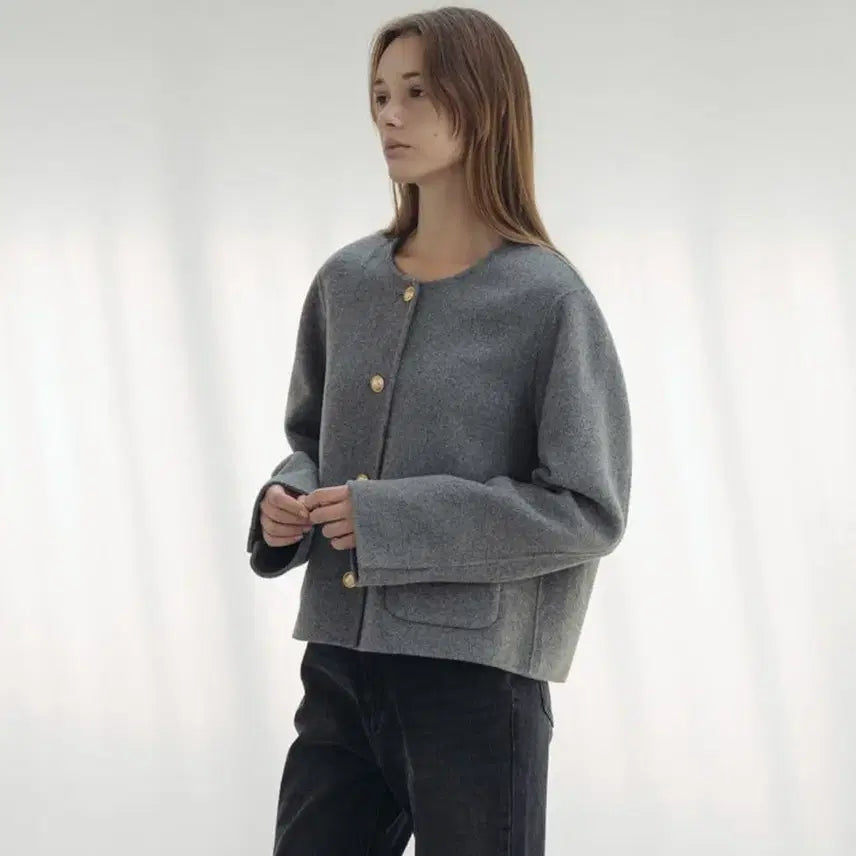 [BUNJANG] Venueet Virgin Wool Bliss Jacket / 베뉴엣 버진울 블리스자켓 새상품