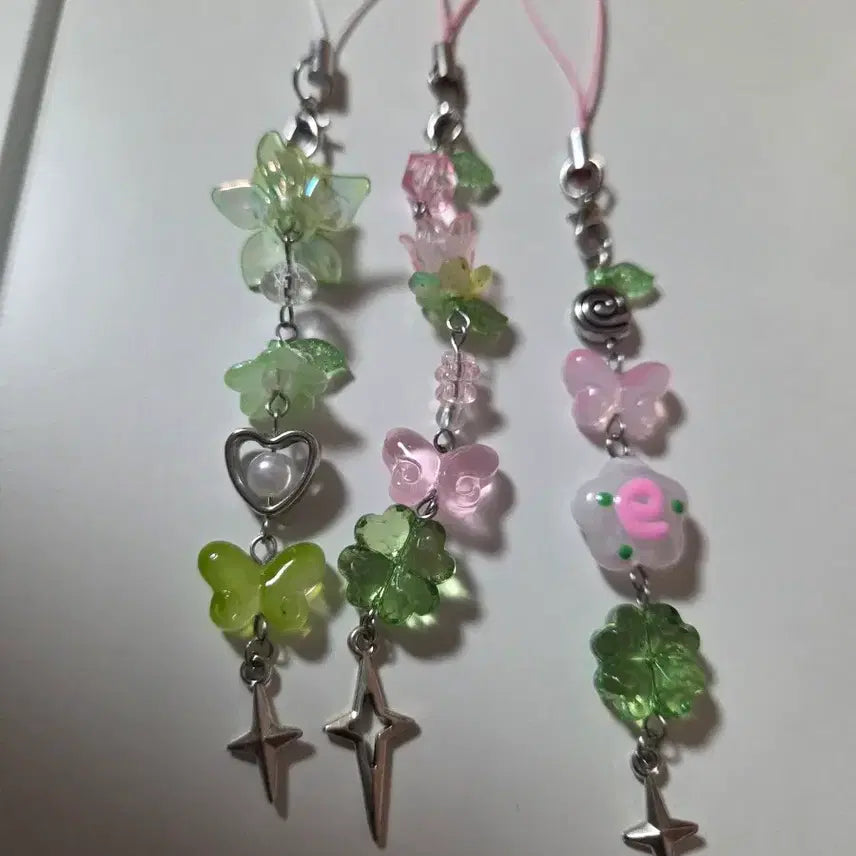 [BUNJANG] Beaded Keychain and Bookmark / 비즈키링. 책갈피할인
