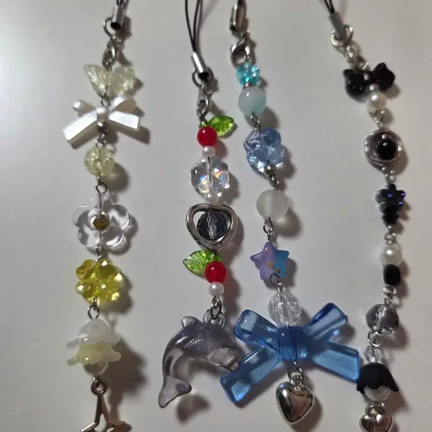 [BUNJANG] Beaded Keychain and Bookmark / 비즈키링. 책갈피할인