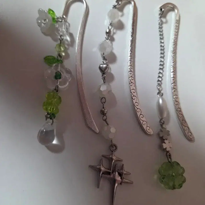 [BUNJANG] Beaded Keychain and Bookmark / 비즈키링. 책갈피할인