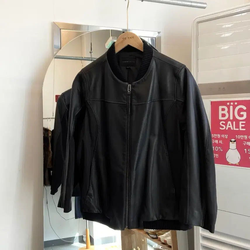 [BUNJANG] Luna Chorus Lamb Leather Jacket / 루나코러스 양가죽 7부 자켓 M(구66) Lamb Leather Jack