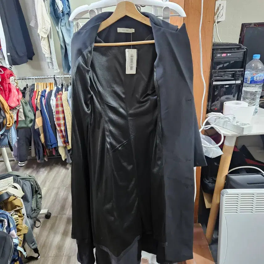 [SOLD OUT] 시크라인CHICLINE 블랙 더블 코트 S 새제품