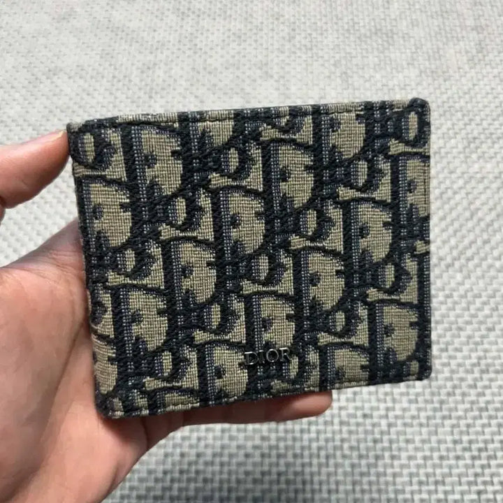 [BUNJANG] Dior Oblique Jacquard Bifold Wallet / 디올 오블리크 자카드 반지갑
