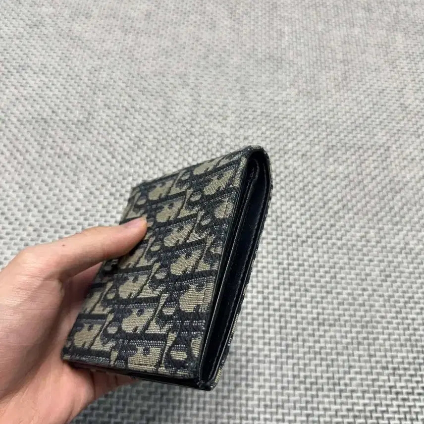 [BUNJANG] Dior Oblique Jacquard Bifold Wallet / 디올 오블리크 자카드 반지갑