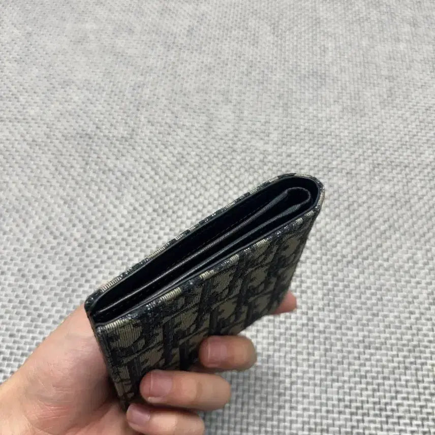 [BUNJANG] Dior Oblique Jacquard Bifold Wallet / 디올 오블리크 자카드 반지갑