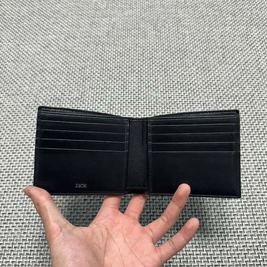 [BUNJANG] Dior Oblique Jacquard Bifold Wallet / 디올 오블리크 자카드 반지갑