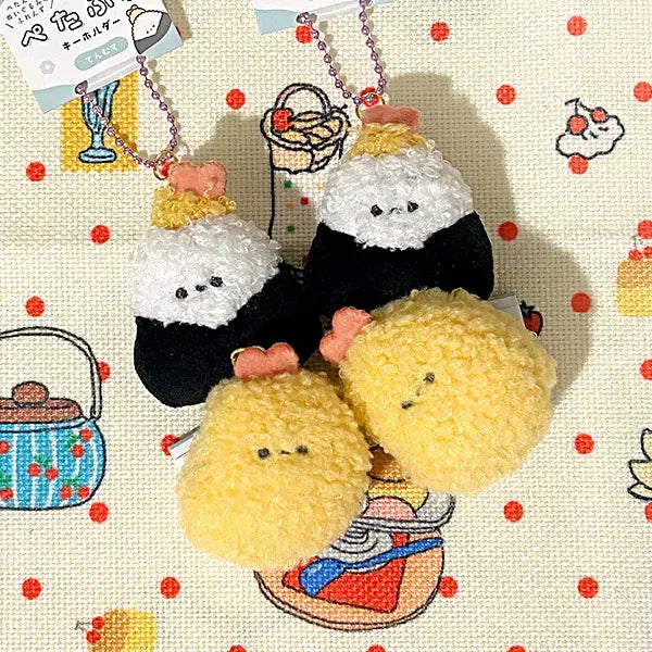 [BUNJANG] Mini Fried Food Keychain / 미니 튀김 인형 키링 (1매) 키홀더 귀여운