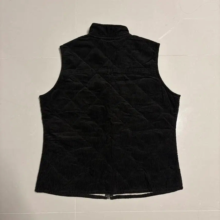 [BUNJANG] Eddie Bauer Corduroy Quilted Vest / 정품 에디바우어 코듀로이 퀼팅 조끼 집업 베스트