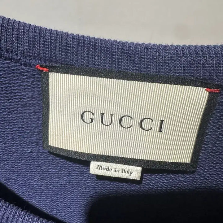 [BUNJANG] Gucci Rabbit Embroidered Raglan Sweatshirt - Size L / 구찌 토끼자수 레글런 맨투맨 L