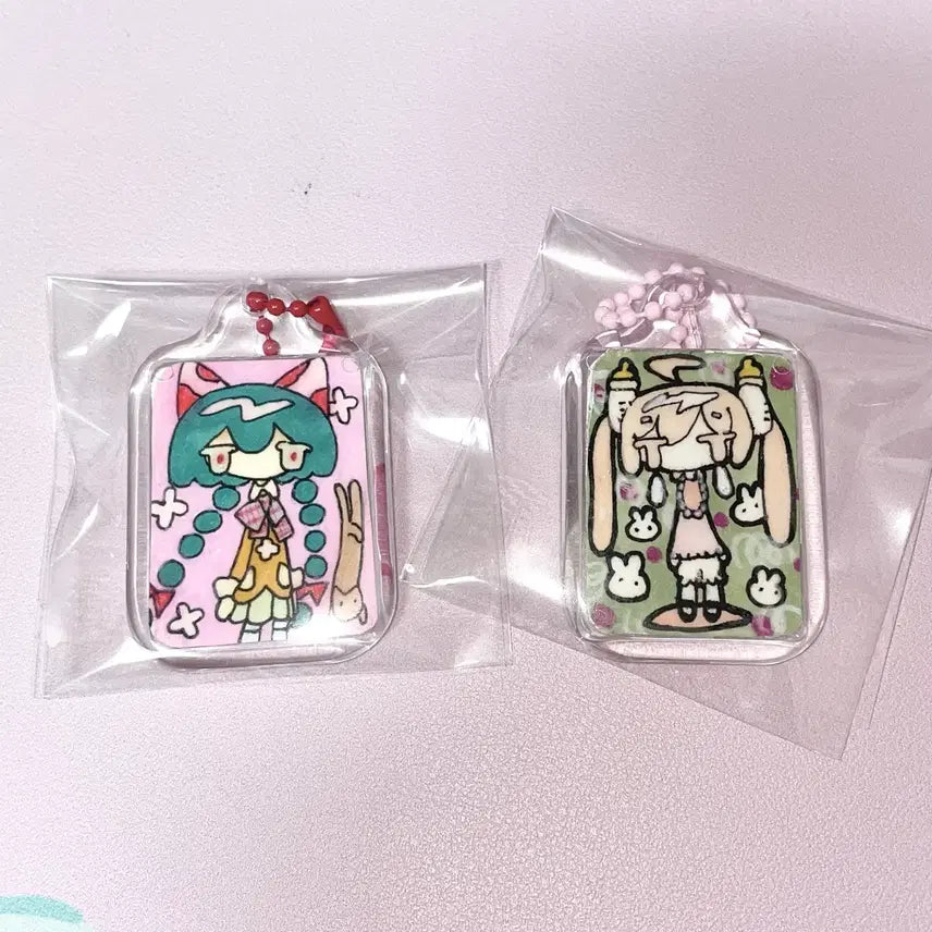 [BUNJANG] Hato Original Illustration Keyring / 하토님 원화 키링 양도 hato님 키링
