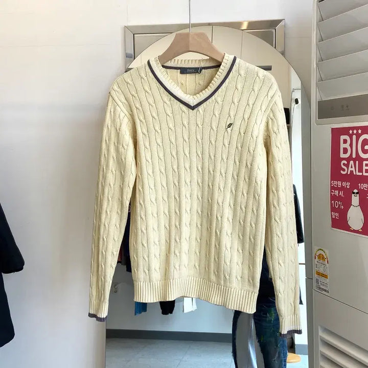 [BUNJANG] MARU Cable Knit Top / 마루 꽈배기 니트 S(90) MARU Cable Knit Top