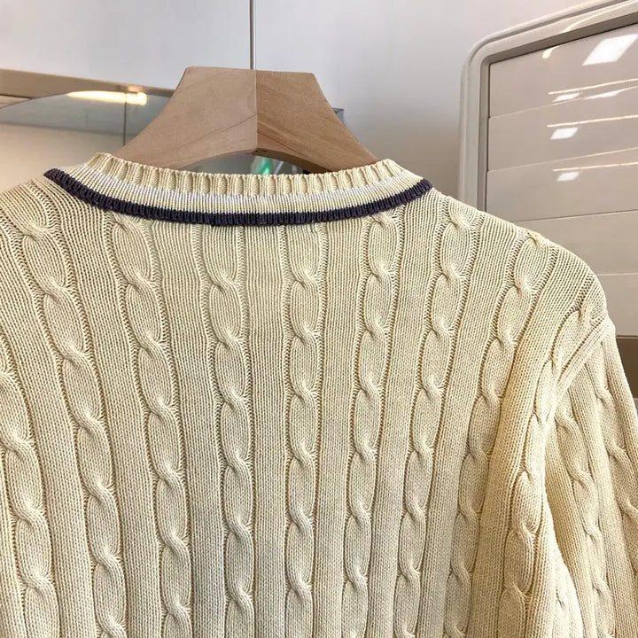 [BUNJANG] MARU Cable Knit Top / 마루 꽈배기 니트 S(90) MARU Cable Knit Top