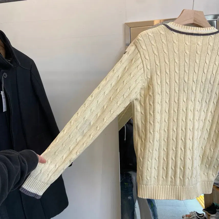 [BUNJANG] MARU Cable Knit Top / 마루 꽈배기 니트 S(90) MARU Cable Knit Top