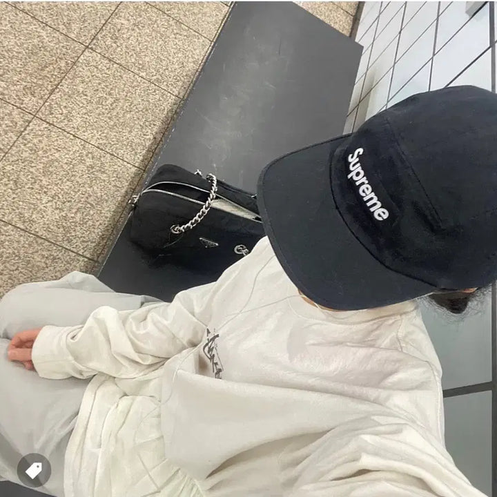 [BUNJANG] Prada Quilted Nylon Chain Shoulder Bag / PRADA 프라다 포코노 나일론 퀼팅 체인 숄더백 블랙 급처