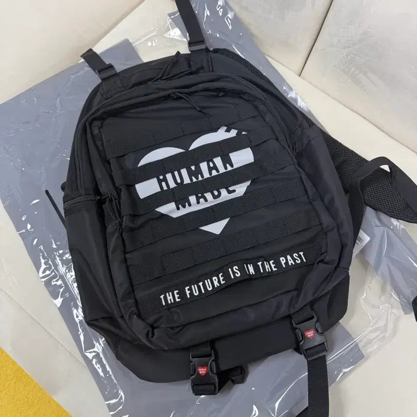 [BUNJANG] Human Made Military Backpack Black / 휴먼 메이드 밀리터리 백팩 블랙