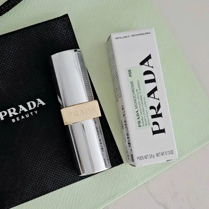 [BUNJANG] Prada Monochrome P58 Tamaris Lipstick / (새상품) 프라다 모노크롬 립스틱 P58 타마리스 (하이퍼 매트)