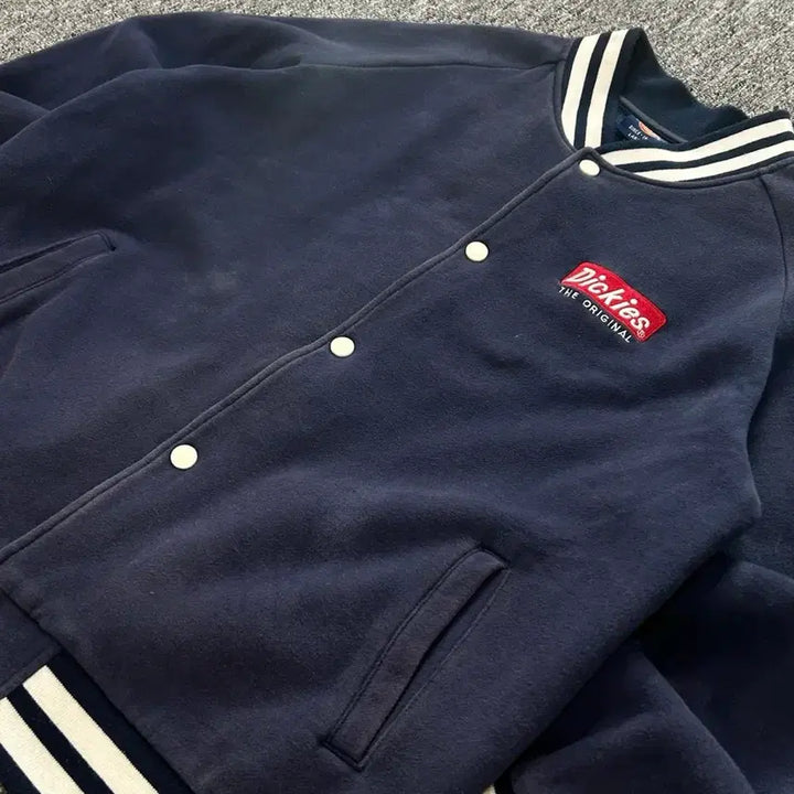 [BUNJANG] Dickies Old School Navy Varsity Jacket / 디키즈 올드스쿨 네이비 바시티 자켓