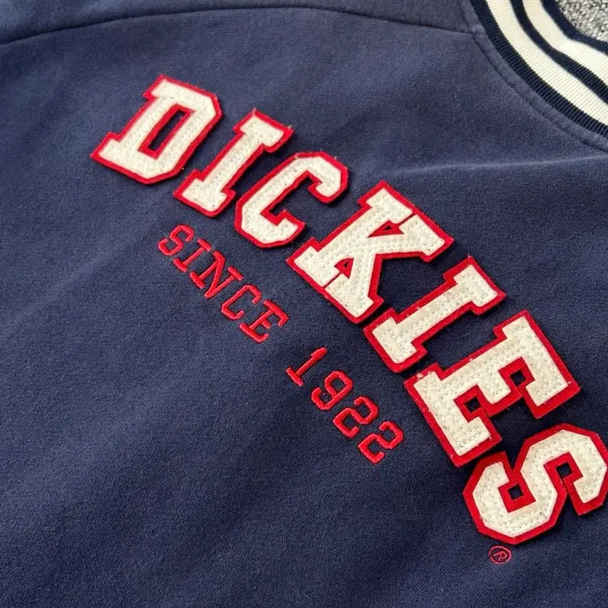 [BUNJANG] Dickies Old School Navy Varsity Jacket / 디키즈 올드스쿨 네이비 바시티 자켓