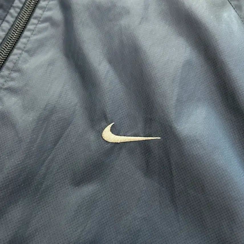 [BUNJANG] Nike Old School Navy Windbreaker Jacket / 나이키 올드스쿨 네이비 바람막이 자켓