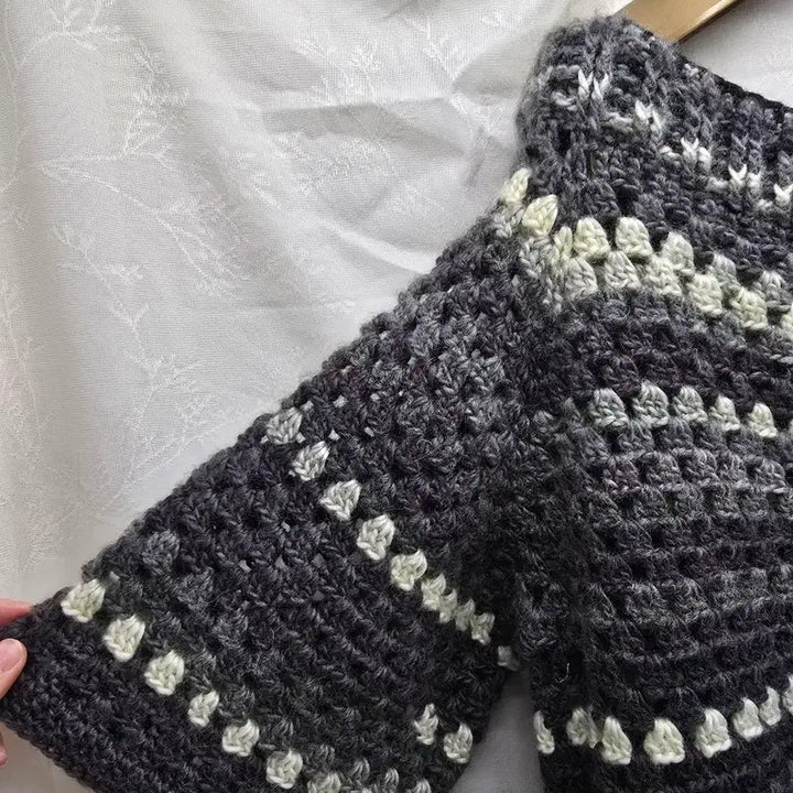 [BUNJANG] Handmade Crochet Top / 핸드메이드 크로셰 뜨개 반팔 상의