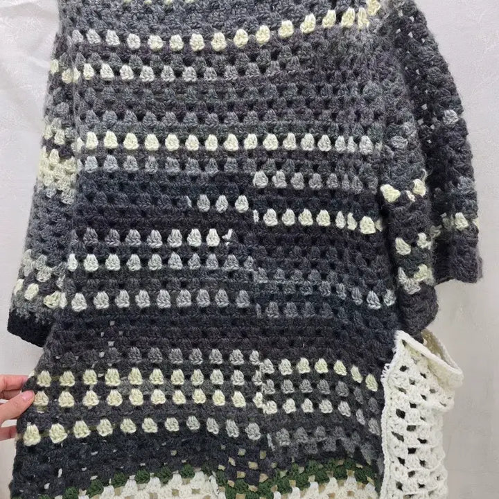 [BUNJANG] Handmade Crochet Top / 핸드메이드 크로셰 뜨개 반팔 상의