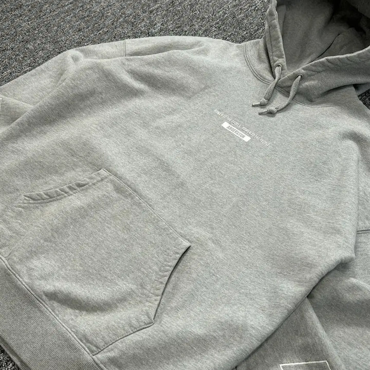 [BUNJANG] Andersson Bell Big Logo Hoodie / 엔더슨벨 빅로고 그레이 후드티