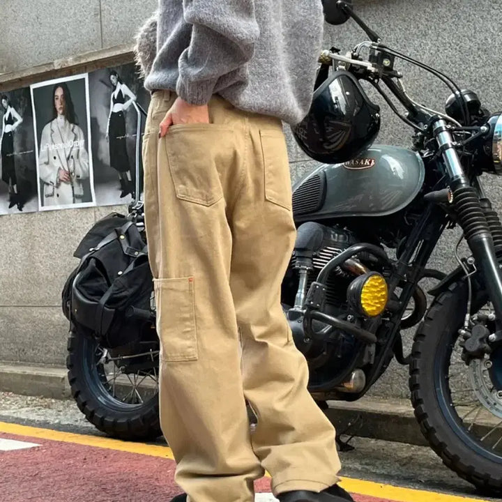 [BUNJANG] Ovnine Double Pocket Pants (Beige, M) / 새상품)오브나인 더블 포켓 팬츠 (베이지/M)