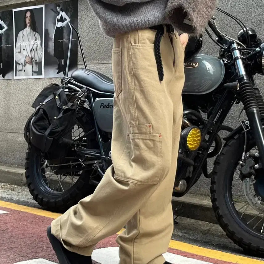 [BUNJANG] Ovnine Double Pocket Pants (Beige, M) / 새상품)오브나인 더블 포켓 팬츠 (베이지/M)