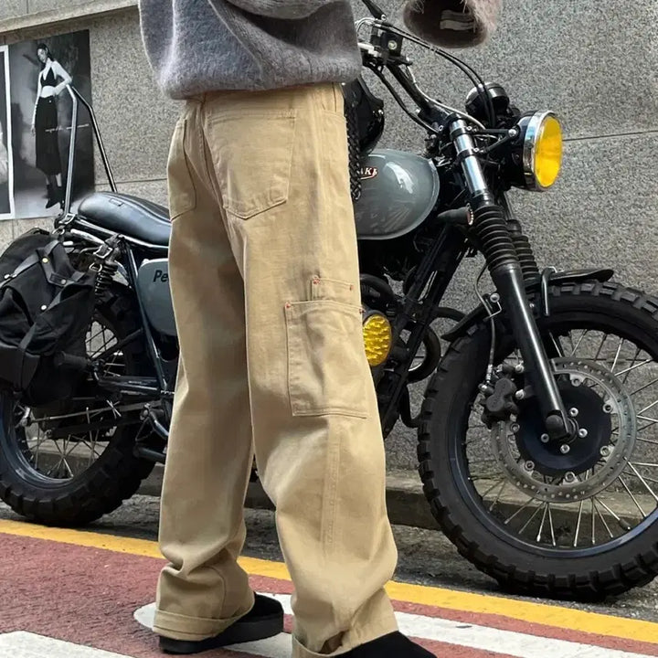 [BUNJANG] Ovnine Double Pocket Pants (Beige, M) / 새상품)오브나인 더블 포켓 팬츠 (베이지/M)