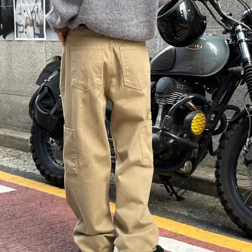 [BUNJANG] Ovnine Double Pocket Pants (Beige, M) / 새상품)오브나인 더블 포켓 팬츠 (베이지/M)