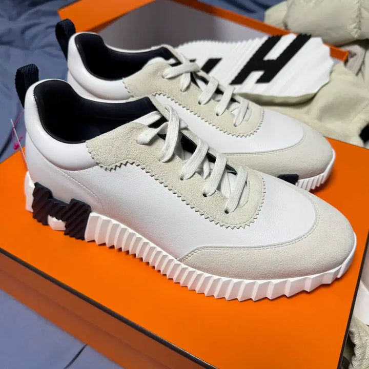 [BUNJANG] Hermes Goatskin Bouncing Sneakers / [40] 에르메스 고트스킨 바운싱 스니커즈