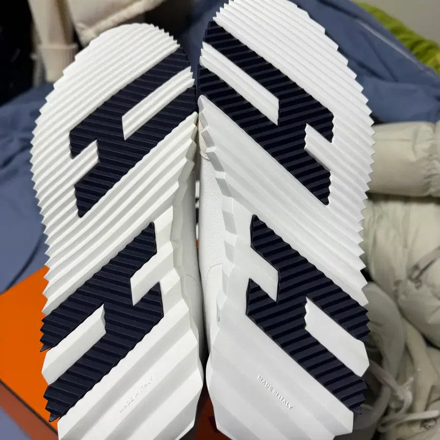 [BUNJANG] Hermes Goatskin Bouncing Sneakers / [40] 에르메스 고트스킨 바운싱 스니커즈