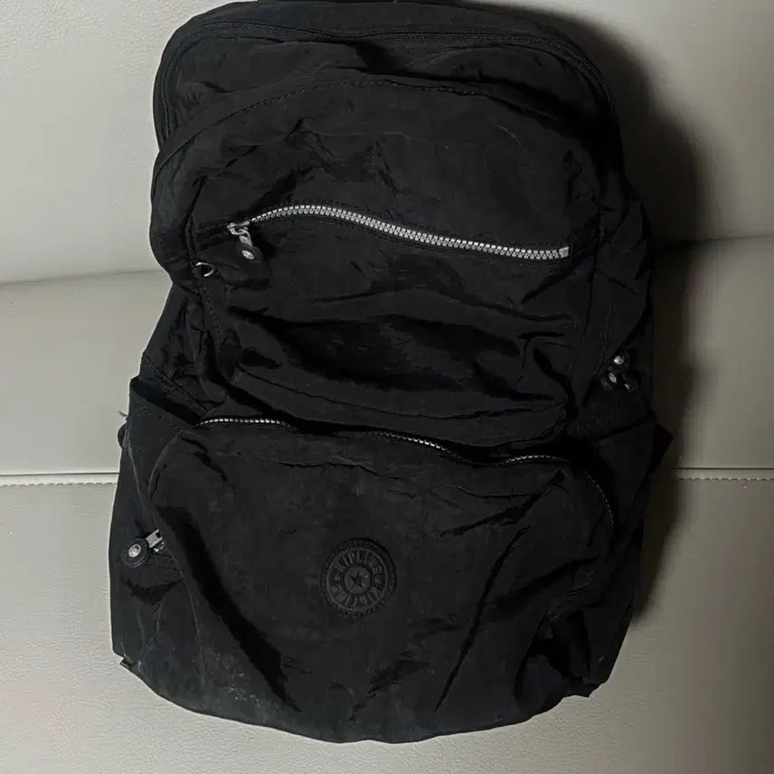 [BUNJANG] Kipling Vintage Backpack Black / 키플링 빈티지 백팩 블랙