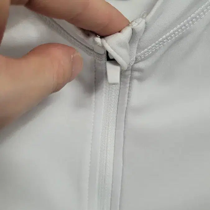 [BUNJANG] HDEX White UPF Zip-up Jacket XL / [105]HDEX에이치덱스 화이트 스포츠웨어기능성스판 UPF집업자켓 XL