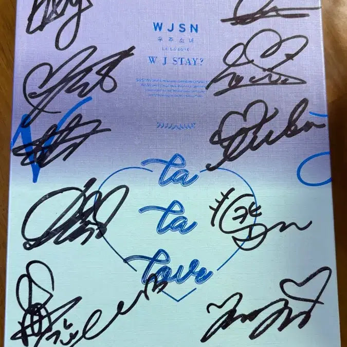 WJSN 우주소녀 La La Love 싸인 앨범