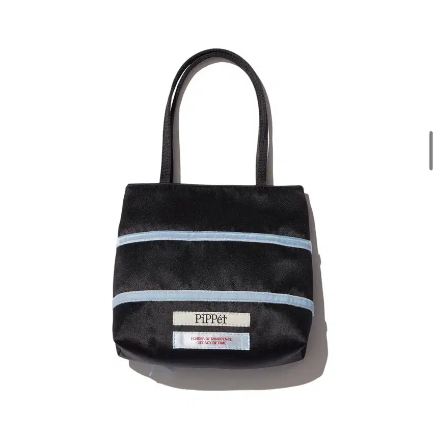[BUNJANG] 핍펫 pippet 토트백 Ribbon Silk Bag (black) / 핍펫 pippet 토트백 Ribbon Silk Bag (black)