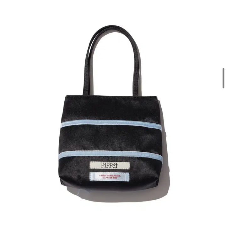 [BUNJANG] 핍펫 pippet 토트백 Ribbon Silk Bag (black) / 핍펫 pippet 토트백 Ribbon Silk Bag (black)