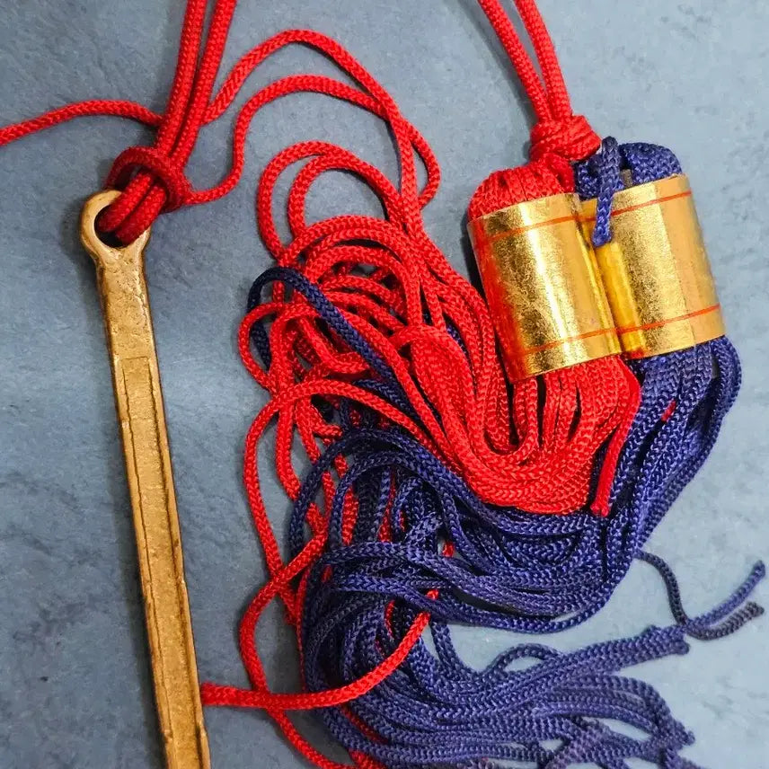 [BUNJANG] Traditional Fish-Shaped Lock with Key and Tassel / 전통 자물쇠 물고기모양 열쇠 + 술장식