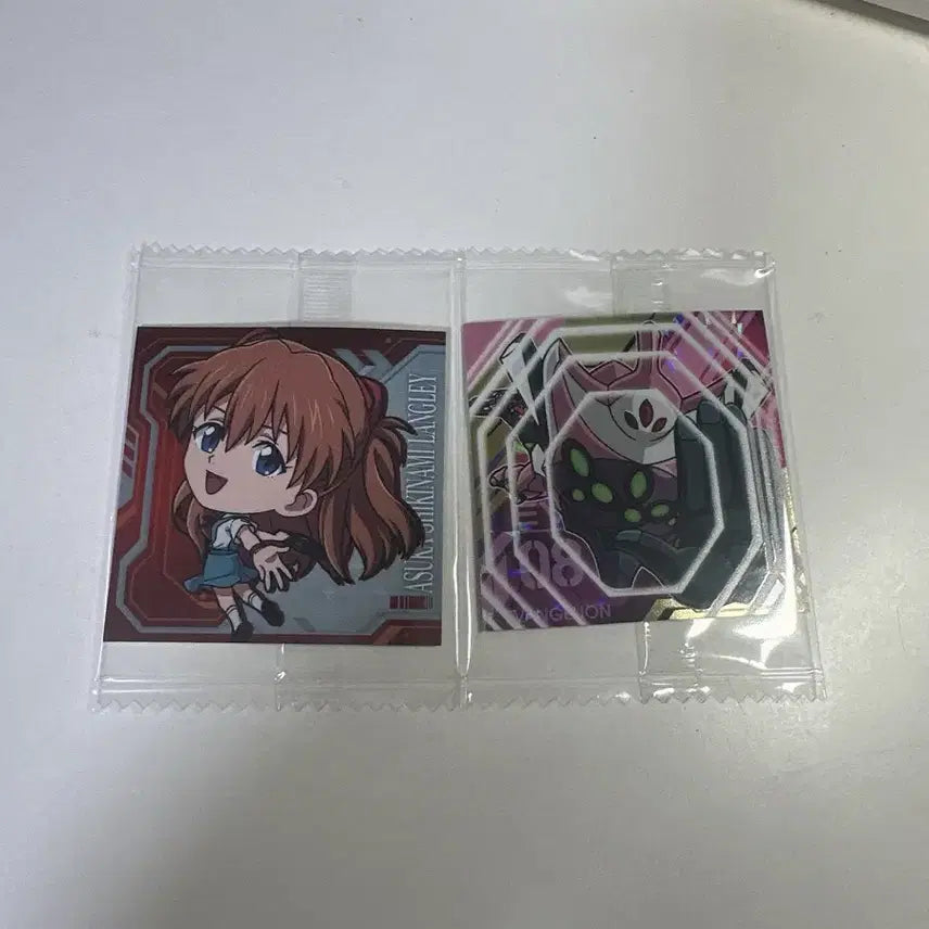 [BUNJANG] Evangelion Asuka Sticker Bundle Set / 에반게리온 1월 웨하스 씰 아스카 스티커 일괄