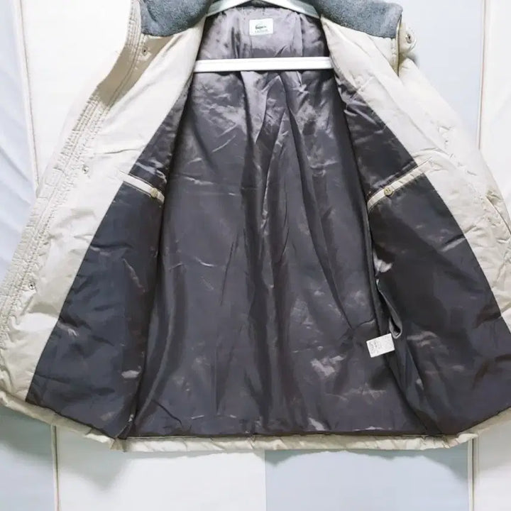 [BUNJANG] Lacoste Duck Down Padded Jacket Ivory / [XXL] 라코스테 덕다운 패딩점퍼 아이보리1468