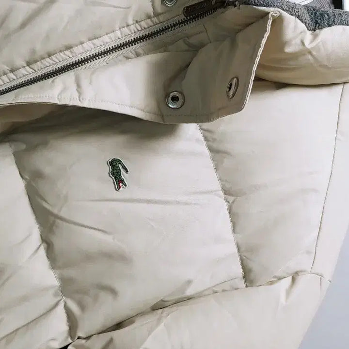 [BUNJANG] Lacoste Duck Down Padded Jacket Ivory / [XXL] 라코스테 덕다운 패딩점퍼 아이보리1468