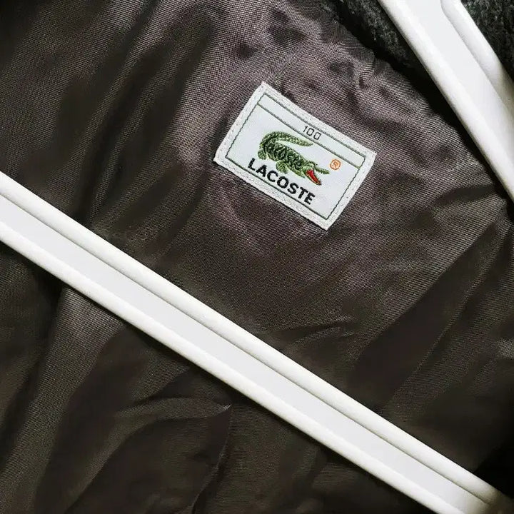 [BUNJANG] Lacoste Duck Down Padded Jacket Ivory / [XXL] 라코스테 덕다운 패딩점퍼 아이보리1468