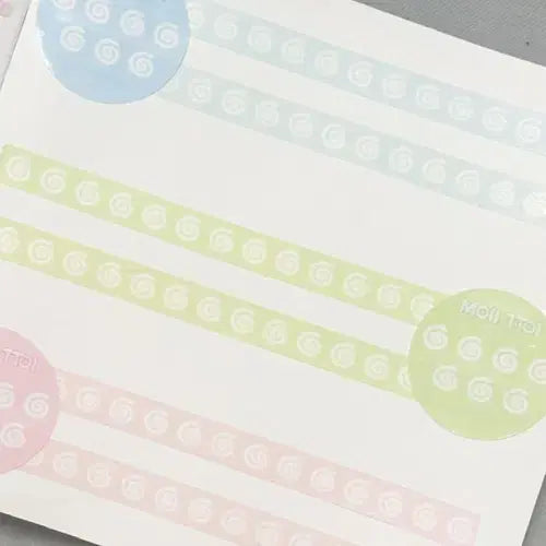 [BUNJANG] Moitoi Swirl Washi Tape Set / 모이또이 회오리마테 3종