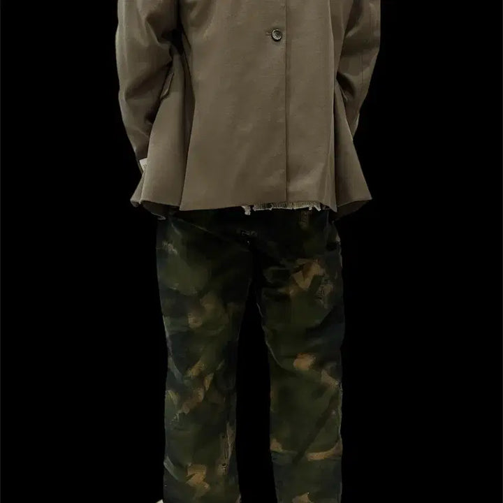 [BUNJANG] OS Vintage Archive Resistance Camouflage Carpenter Pants / [OS] 빈티지 아카이브 레지스탕스 카모플라쥬 카펜터 팬츠