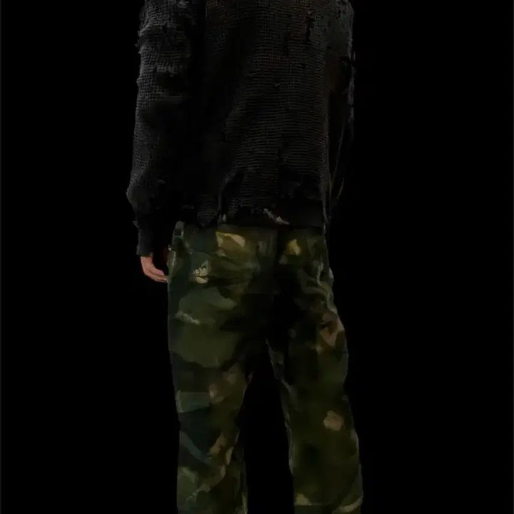 [BUNJANG] OS Vintage Archive Resistance Camouflage Carpenter Pants / [OS] 빈티지 아카이브 레지스탕스 카모플라쥬 카펜터 팬츠