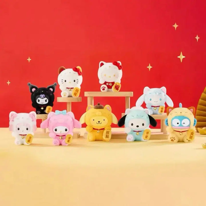 [BUNJANG] Sanrio New Year Kifufu Manekineko Random Selection / <예약구매>산리오 신상 새해 키부부 마네키네코 전종 랜덤 선택가능