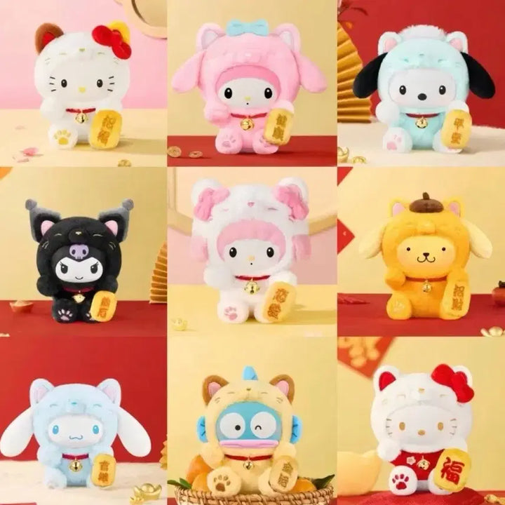 [BUNJANG] Sanrio New Year Kifufu Manekineko Random Selection / <예약구매>산리오 신상 새해 키부부 마네키네코 전종 랜덤 선택가능