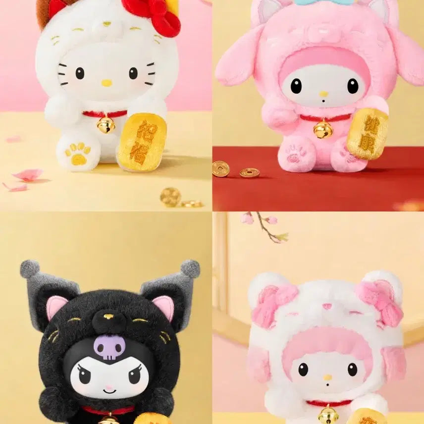 [BUNJANG] Sanrio New Year Kifufu Manekineko Random Selection / <예약구매>산리오 신상 새해 키부부 마네키네코 전종 랜덤 선택가능
