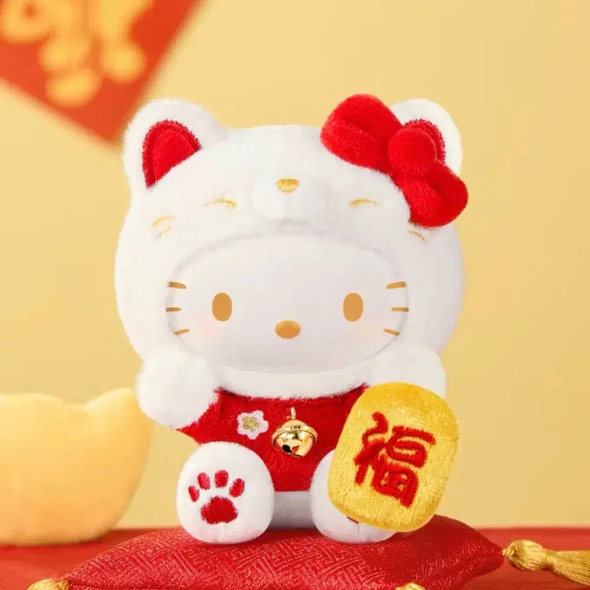 [BUNJANG] Sanrio New Year Kifufu Manekineko Random Selection / <예약구매>산리오 신상 새해 키부부 마네키네코 전종 랜덤 선택가능